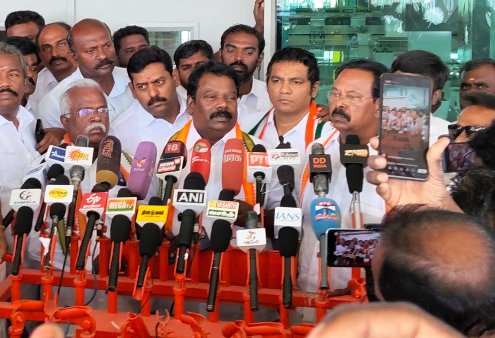 Welcoming TNCC President Shri Selvaperunthagai to Thoothukudi